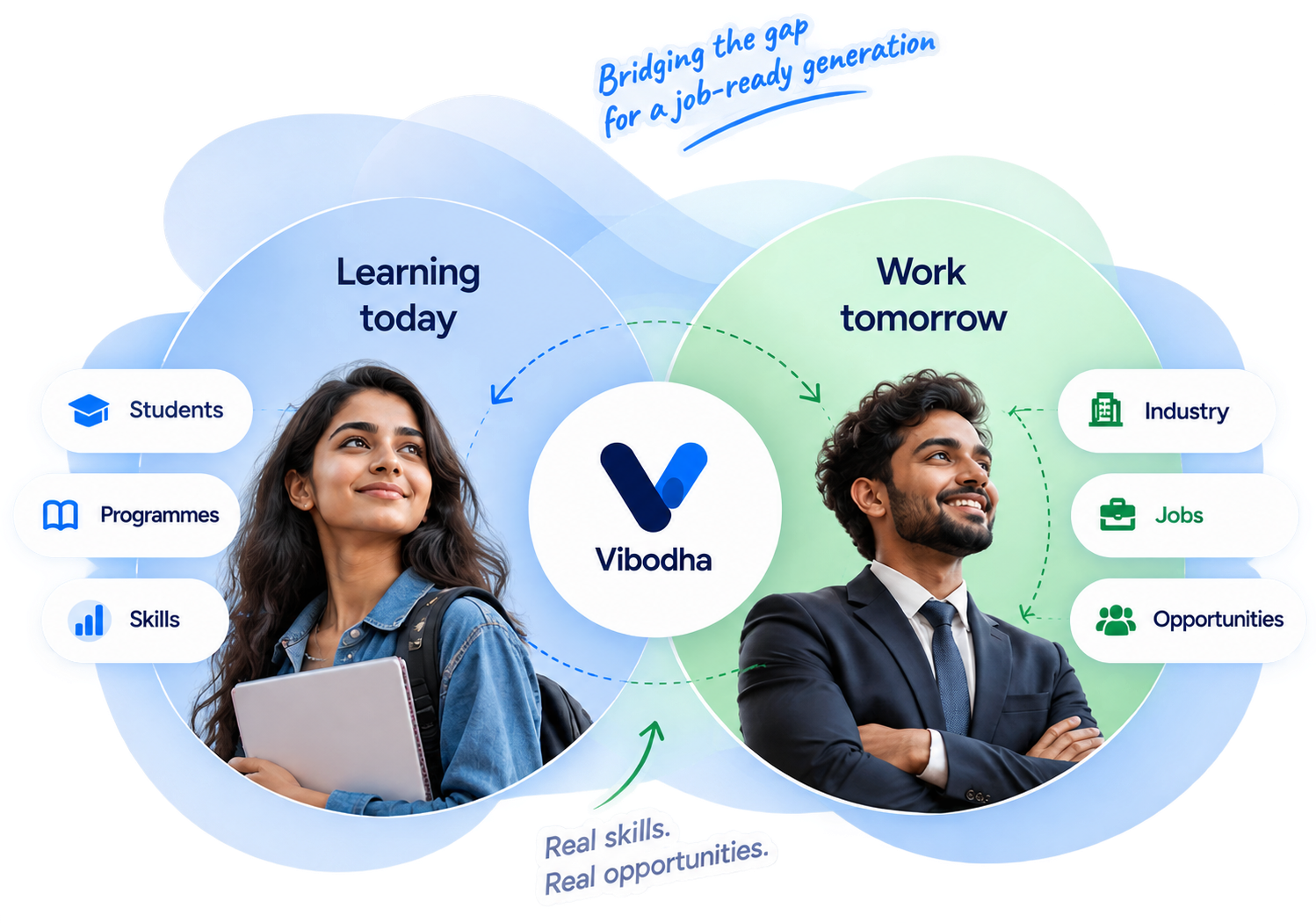Learning today, connected to work tomorrow through Vibodha